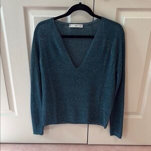 Mango’s Teal Sweater
